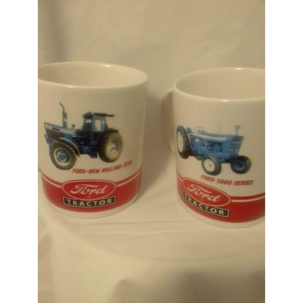 Ford Collectible Tractor Mugs Set Of 2